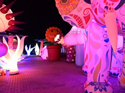 Aufblasbare LED Dekoration mieten